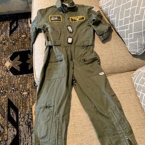 Boys  Top Gun flight suit costume
